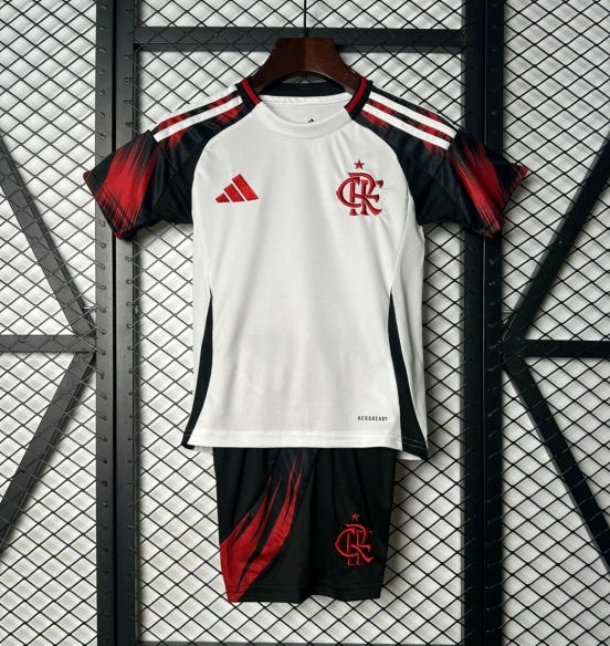 25/26 Kids Flamengo Away Size 16-28 Jersey