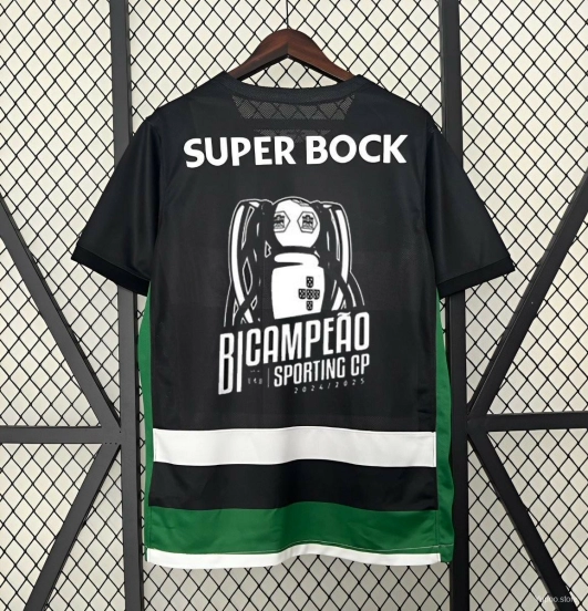 24/25 Sporting Lisbon Away Jersey  With Champion Printing