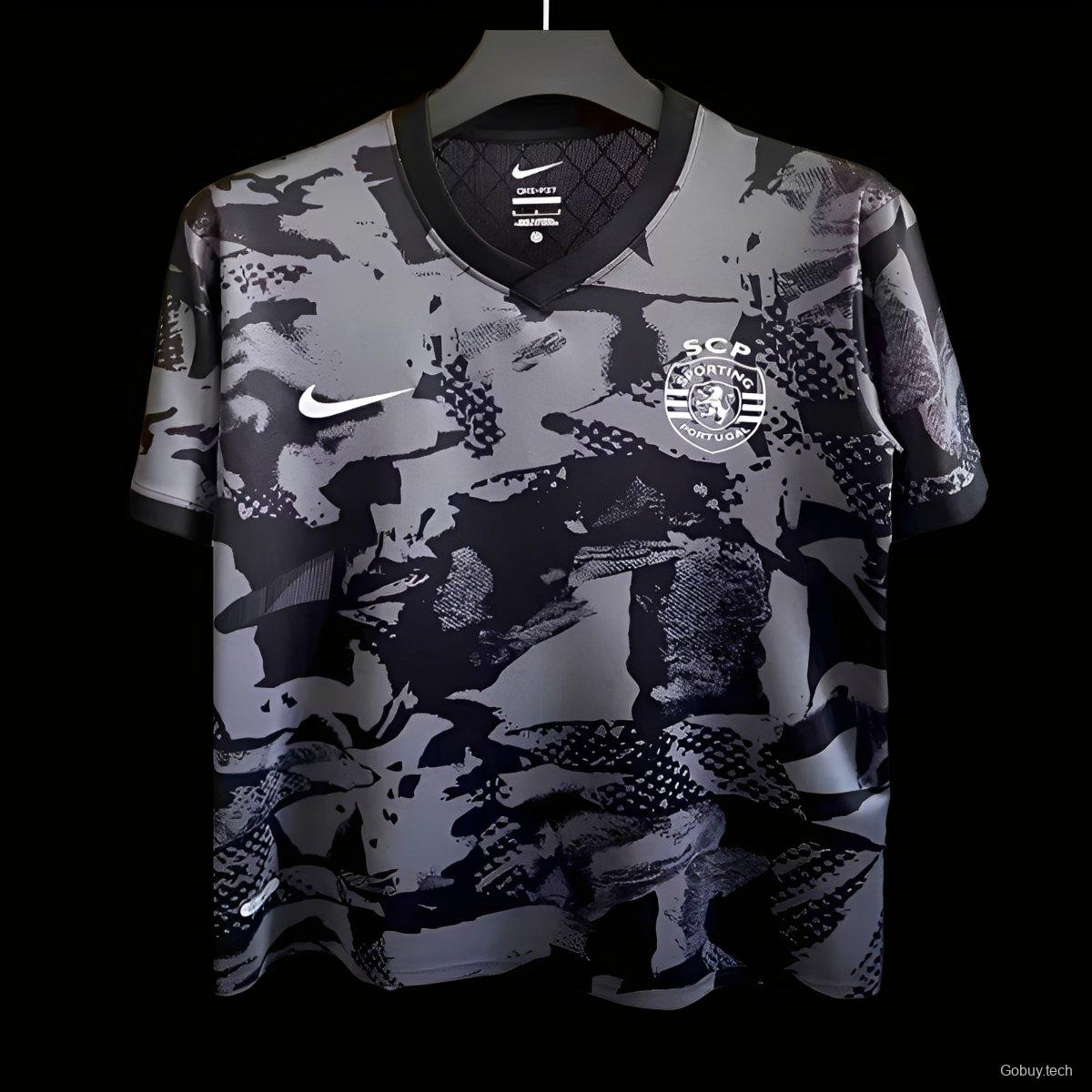25/26 Sporting Lisbon Grey Pre-Match Jersey
